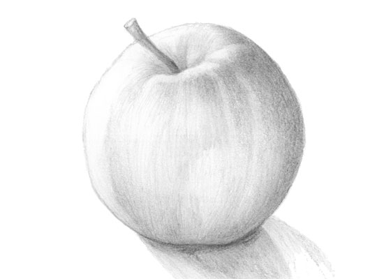 How to Draw an Apple Tutorial Step by Step - EasyDrawingTips