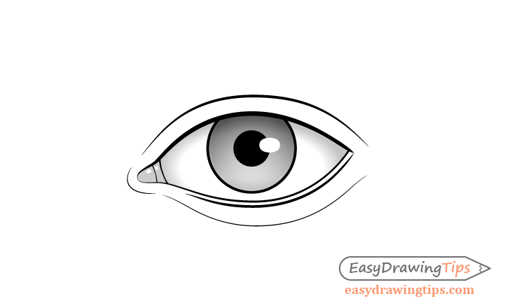 Eye drawing shading