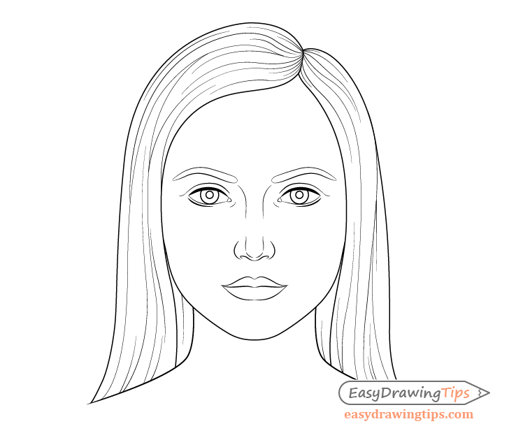 How to draw face for Beginners/ EASY WAY TO DRAW A GIRL FACE - YouTube-saigonsouth.com.vn