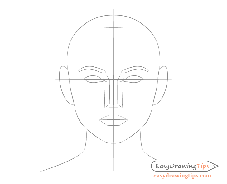 Woman Drawing - How To Draw A Woman Step By Step