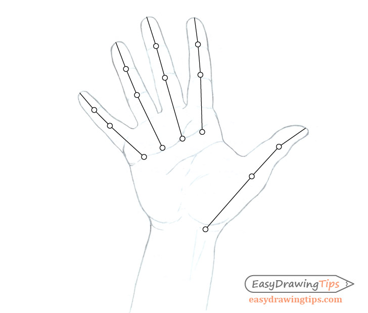 How To Draw A Hand Step By Step Tutorial Easydrawingtips