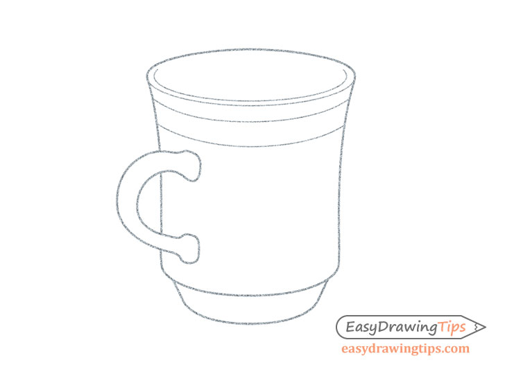 Cup line drawing