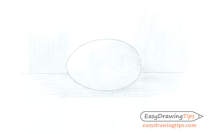 Egg shading stroke direction