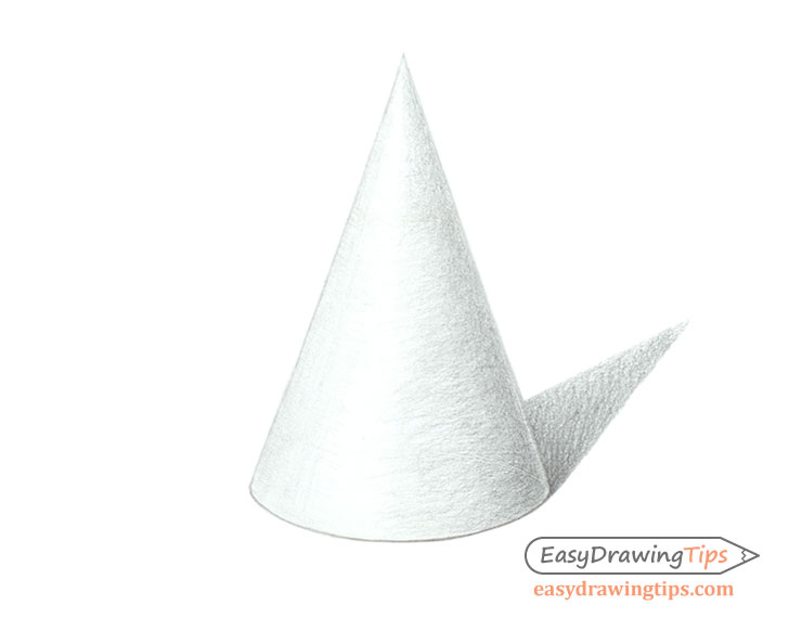 Shaded cone drawing