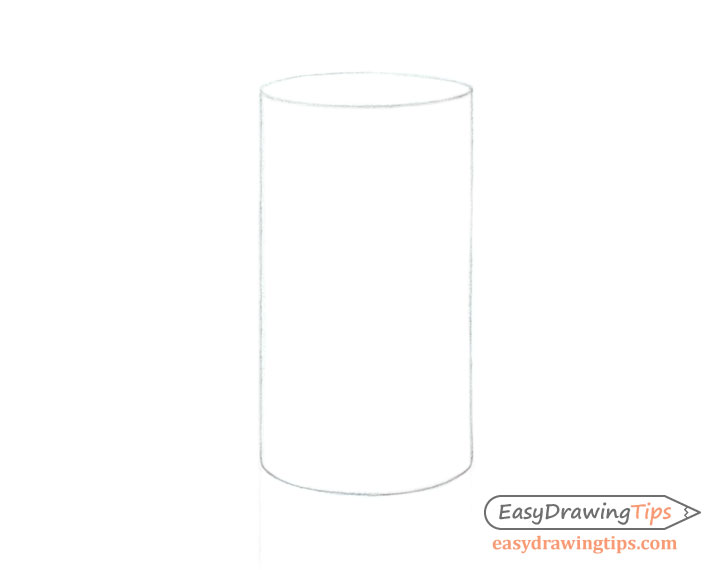 Cylinder line drawing