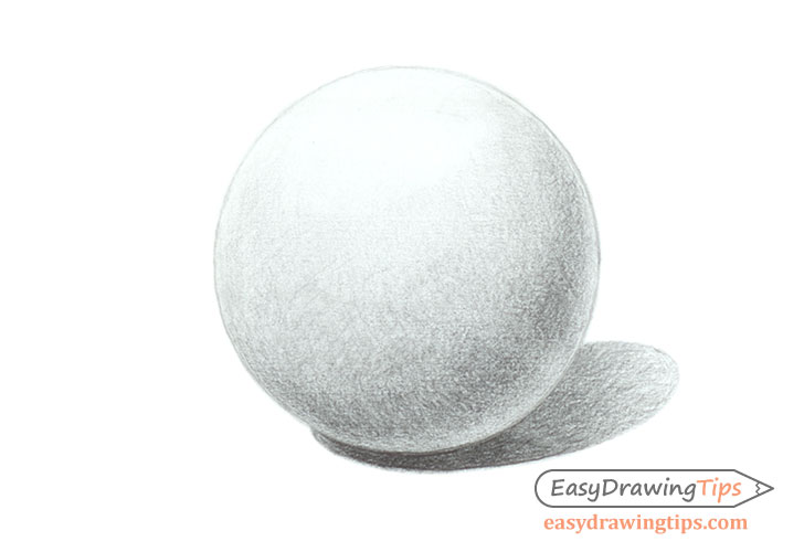 Shaded sphere drawing