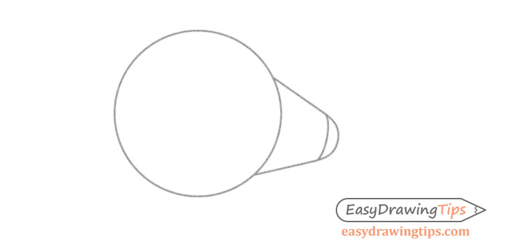 Pear shape structure