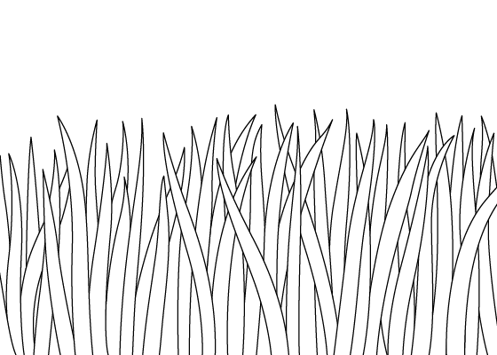 Grass drawing