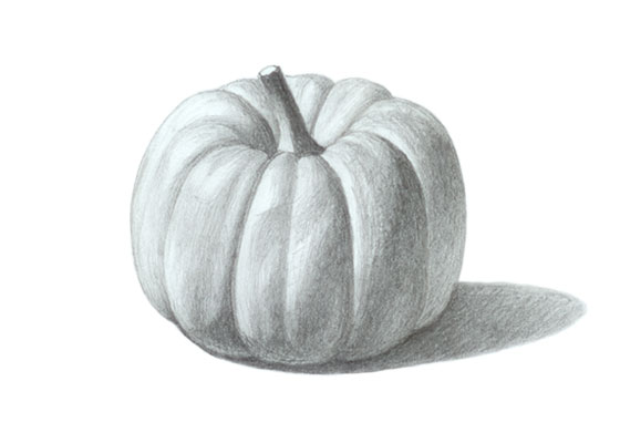 Pumpkin drawing tutorial