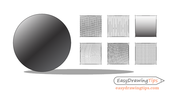 Shading and stroke types example