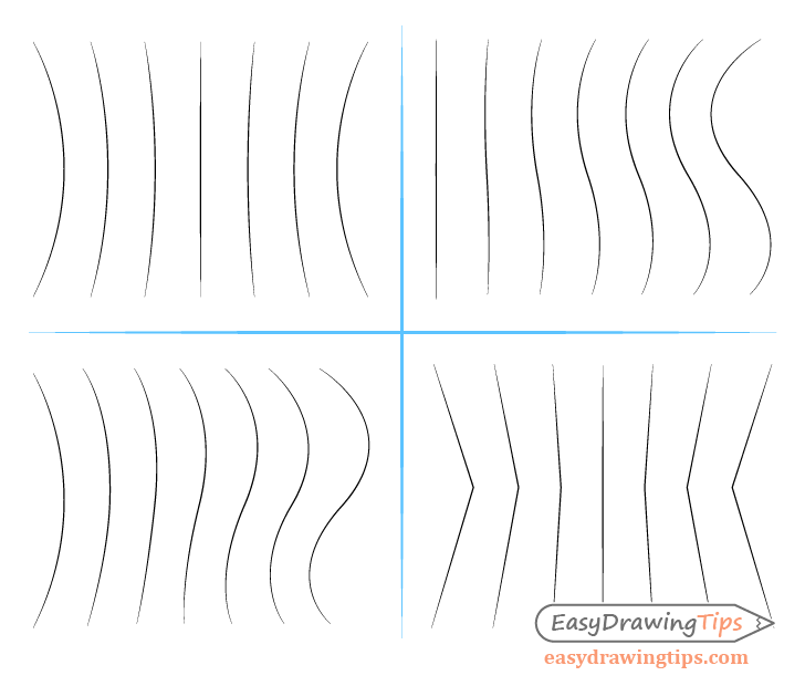 Transitioning line drawing exercises