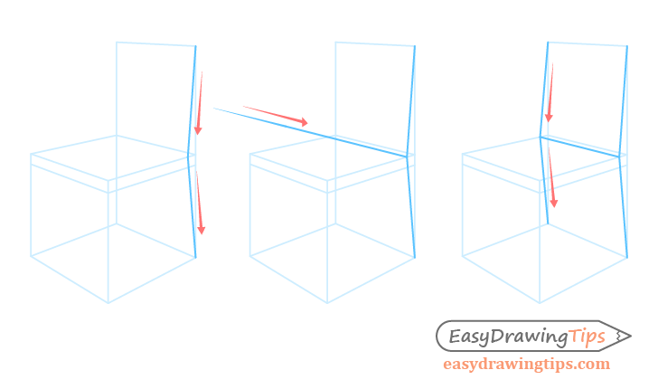 Chair back construction drawing step by step