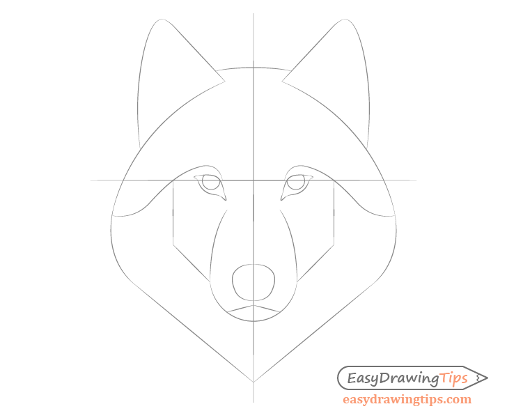 Featured image of post Wolf Drawing Easy Face