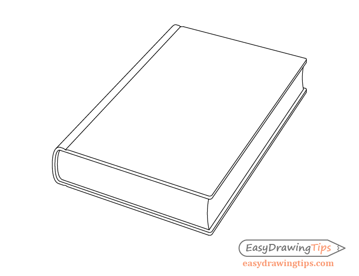 How to Draw a Book Step by Step - EasyDrawingTips