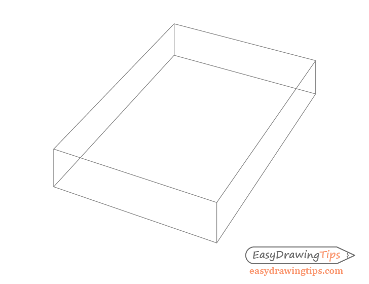 Book perspective construction drawing