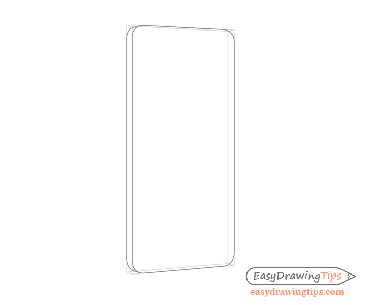 Phone rounded corners drawing