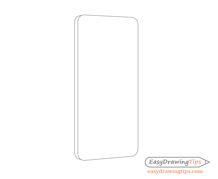 Phone shape drawing