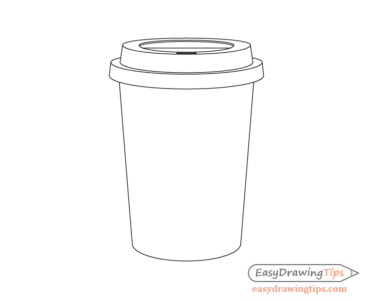 Coffee cup drawing