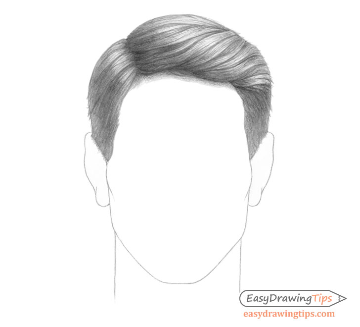 How To Draw Male Hair Step By Step Easydrawingtips