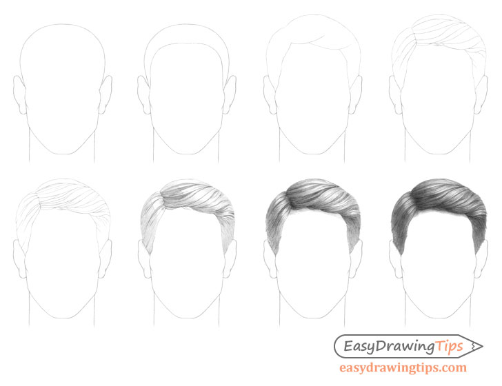 Featured image of post Male Hair Drawing Side There are so many hairstyles you can draw on your characters and their hair can really help show their personality too