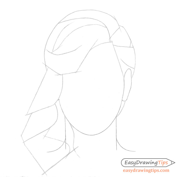 How To Draw Hair Step By Step Tutorial Easydrawingtips