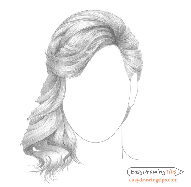 Curly hair shading