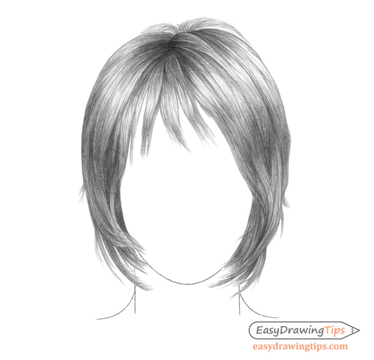 30 Girl Hair Drawing Ideas For Beginners  DIYsCraftsy