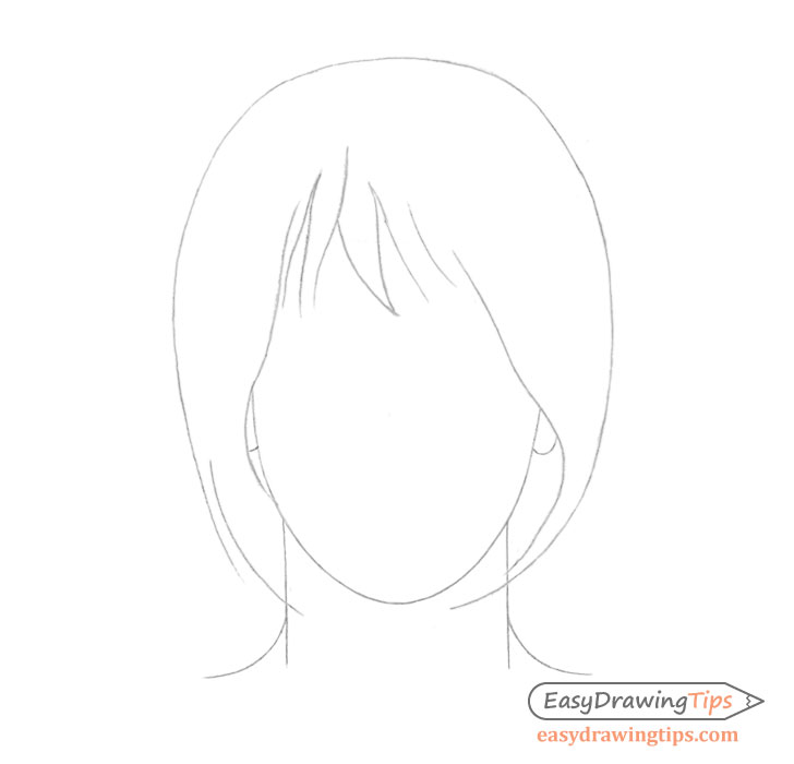 How to draw a Girl with Beautiful Hair Style Very Easy  Hair Drawing   girl drawing  YouTube