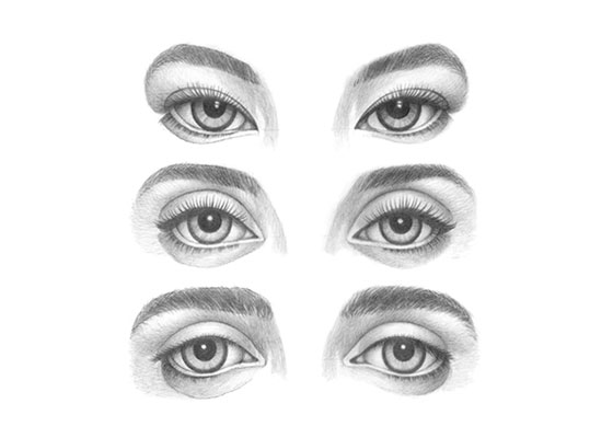 Eyes drawing tutorial
