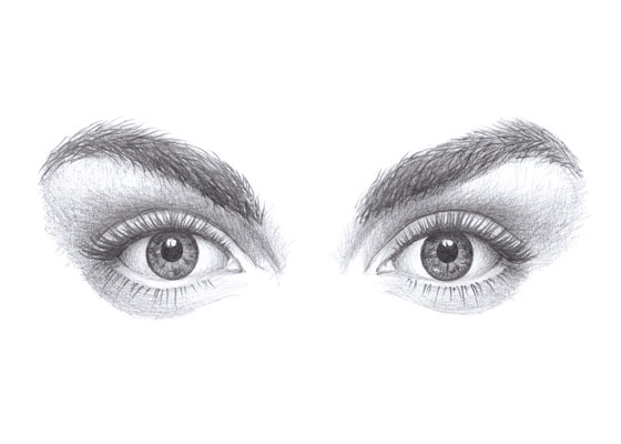 Eyes drawing tutorial