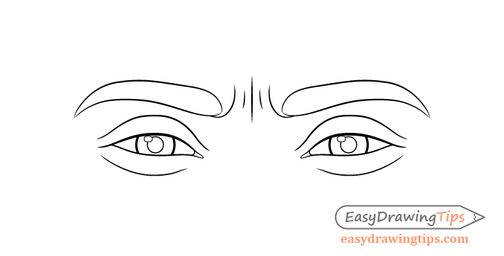 Closed Eyes Drawing - How To Draw Closed Eyes Step By Step