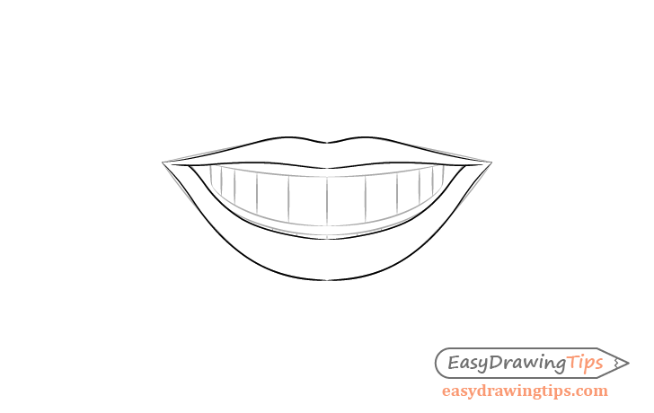 How to Draw a Smile Step by Step  EasyDrawingTips