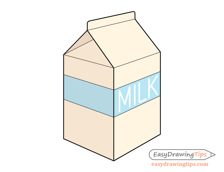 Milk carton drawing