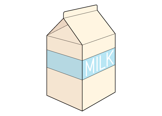 How to Draw a Milk Carton Step by Step - EasyDrawingTips