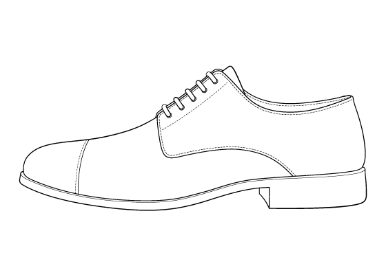 Premium Vector  Men shoes isolated classic oxford male man season shoes  icons technical drawing footwear vector illustration