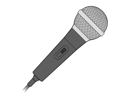 Microphone drawing tutorial