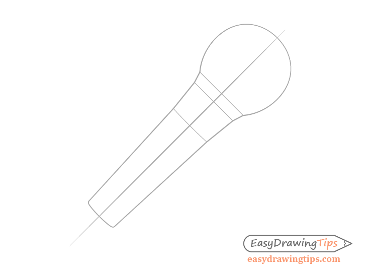 Microphone handle drawing