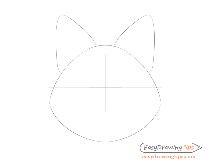 Fox ear drawing