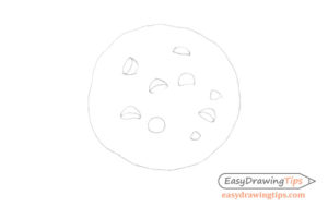 How to Draw a Cookie in 8 Steps (Line Drawing & Shading) - EasyDrawingTips