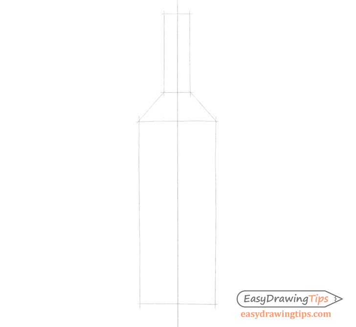 Bottle basic structure drawing