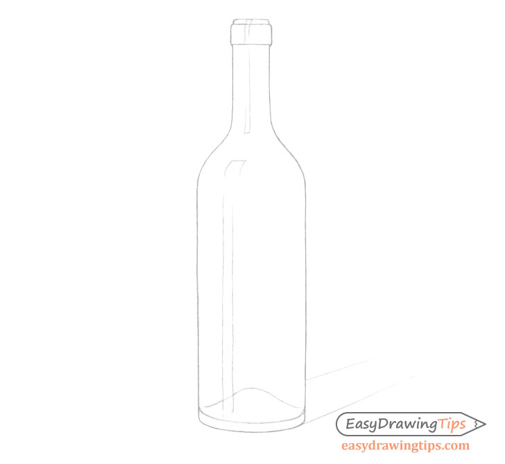 Bottle line drawing