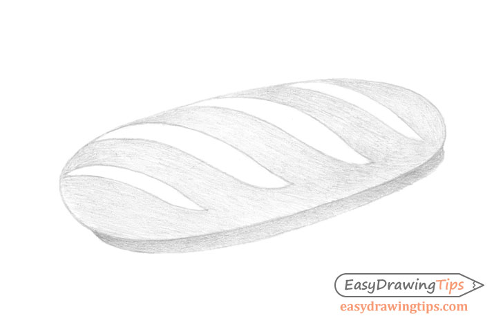 Pencil Sketch Outline Drawing Created by Generative Ai of a Loaf of Bread  Stock Illustration - Illustration of sketch, black: 267619266