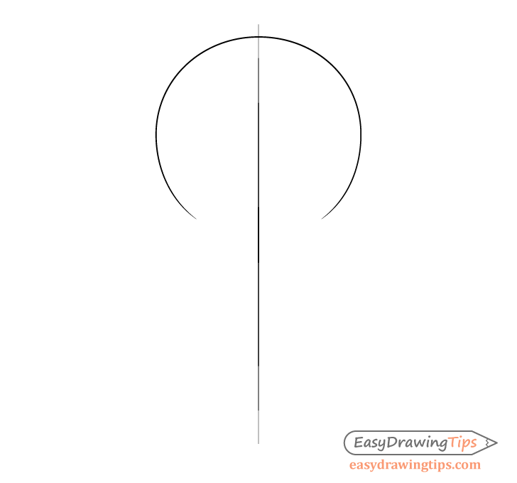 Cactus shape drawing