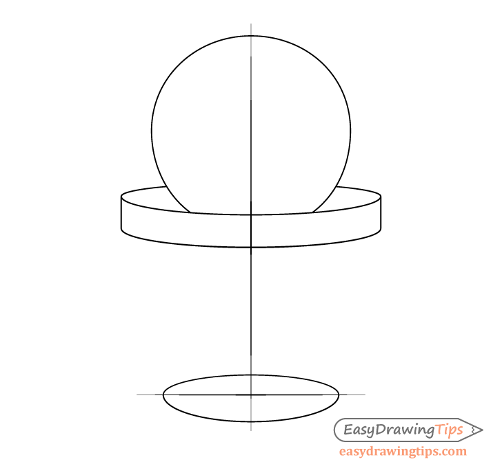 Plant pot rim drawing