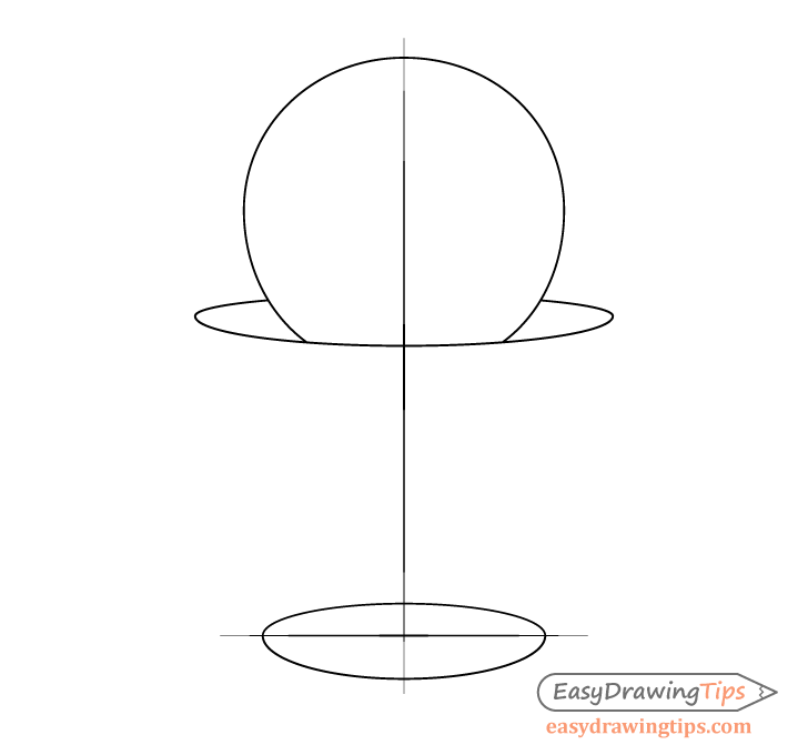 Plant pot top and bottom drawing cleaned up