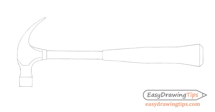 Hammer line drawing