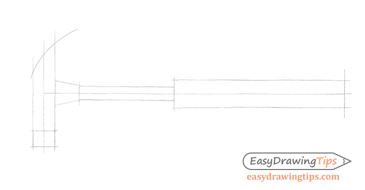 Hammer structure drawing
