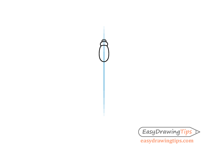 Monarch butterfly upper body drawing
